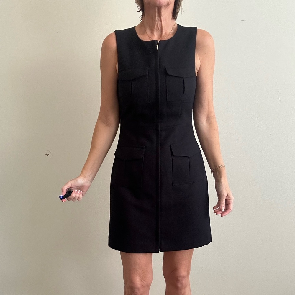 H&M Navy Mini Dress with Pockets